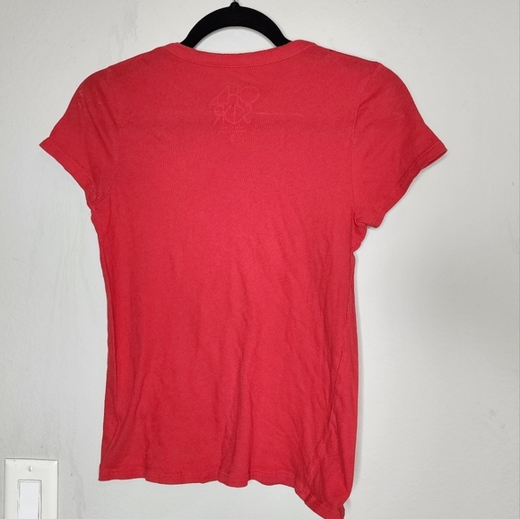 Chaser Def Leopard Red Gold Graphic Tee Size Small - Picture 4 of 7